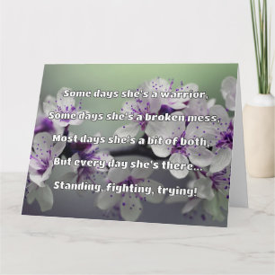 Empath Strength Positive Quote Encouragement  Card