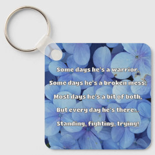 Empath Strength Positive Quote Encouragement  Keychain