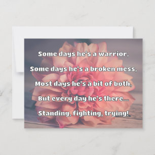 Empath Strength Positive Quote Encouragement Postcard