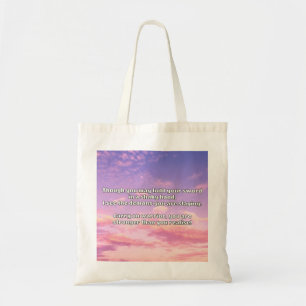 Empath Warrior Positive Quote Encouragement Tote Bag