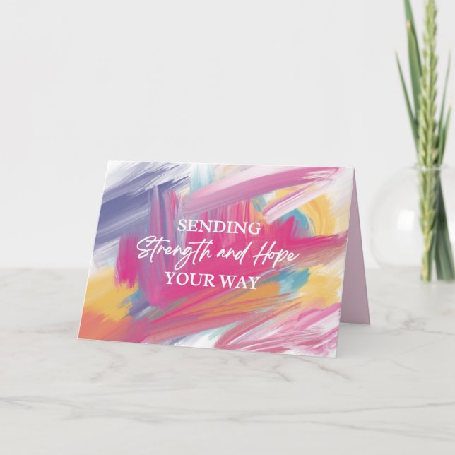 Empathy Card for Cancer and Sick Patient (Front)