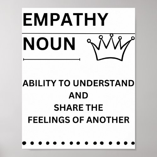 Empathy god and buddhism poster