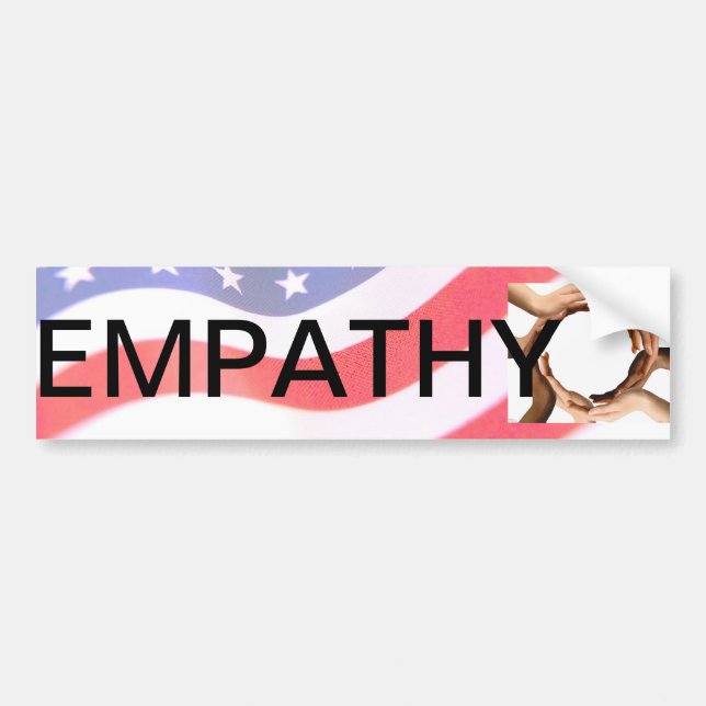 Empathy (kindness, caring) bumper sticker (Front)