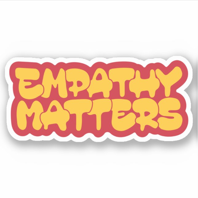 Empathy matters sticker (Front)