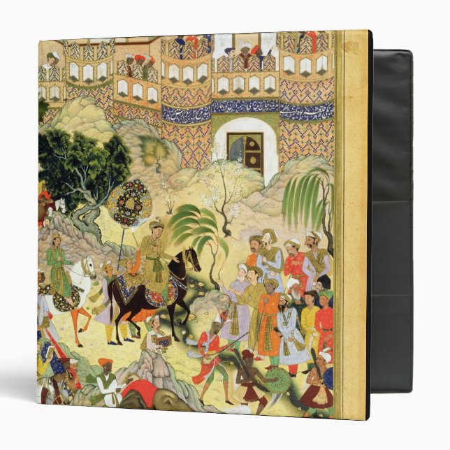 Emperor Akbar's triumphant entry into Surat, from 3 Ring Binder (Front/Inside)