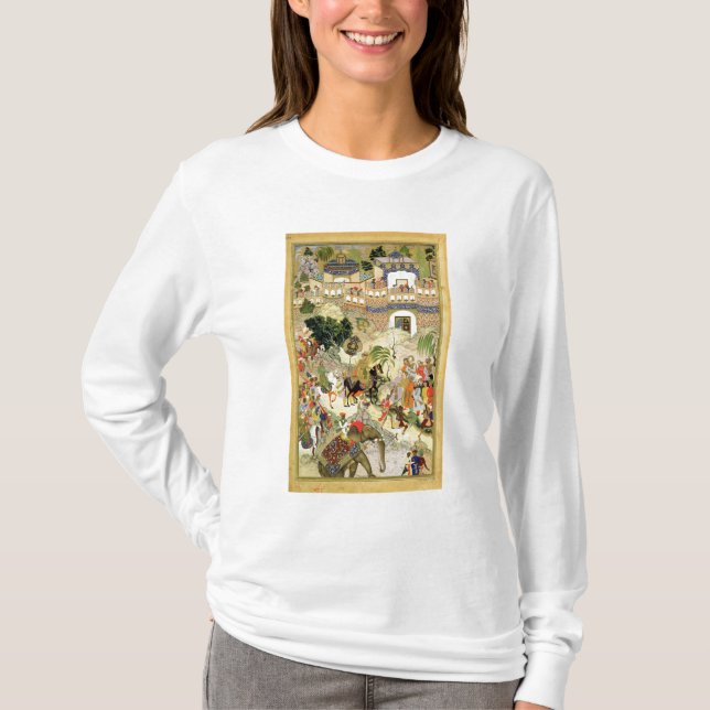 Emperor Akbar's triumphant entry into Surat, from T-Shirt (Front)