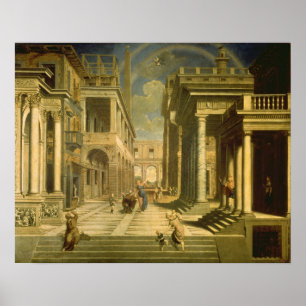 Emperor Augustus and the Sibyl, 1535 Poster
