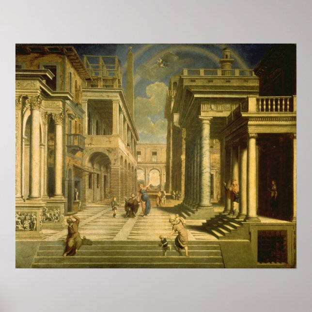 Emperor Augustus and the Sibyl, 1535 Poster (Front)