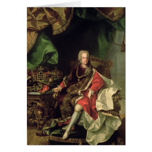 Emperor Charles VI , c.1730, Cards (Front)