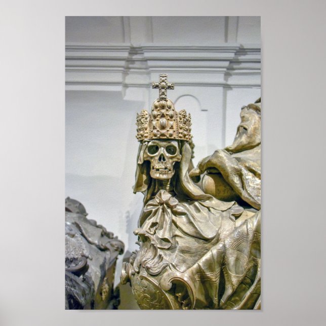 Emperor Charles VI's Sarcophagus, Vienna, Austria Poster (Front)
