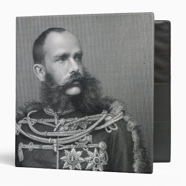Emperor Franz Joseph I of Austria 3 Ring Binder (Front/Inside)