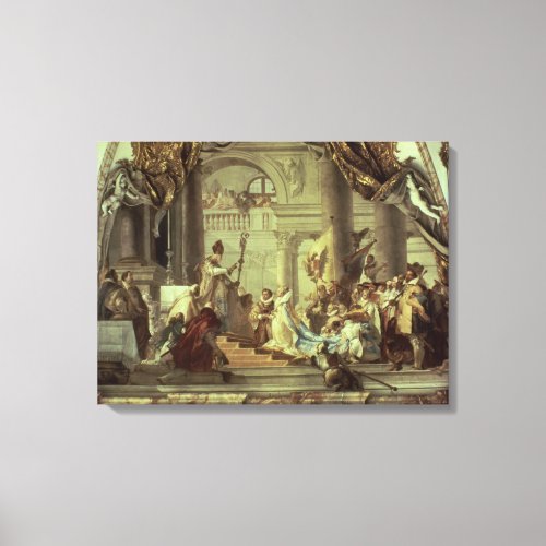 Emperor Frederick Barbarossas wedding Canvas Print