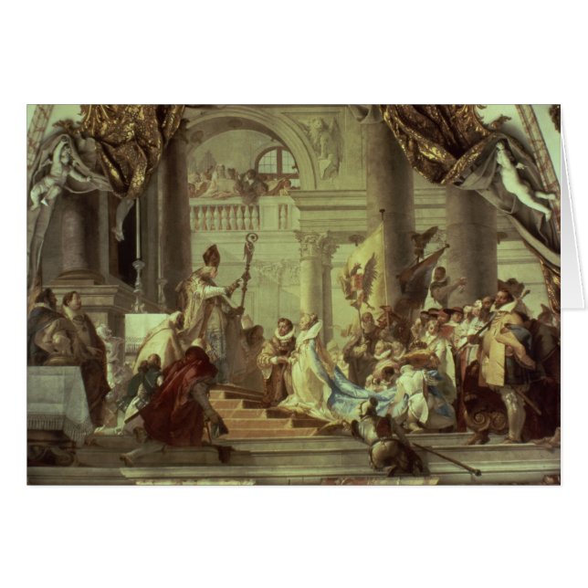 Emperor Frederick Barbarossa's wedding Cards (Front Horizontal)