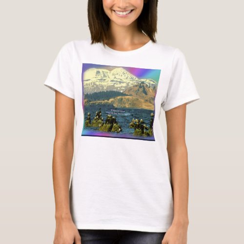 Emperor Geese on Chiniak Bay near Chiniak Alaska T_Shirt