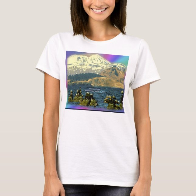 Emperor Geese on Chiniak Bay near Chiniak, Alaska T-Shirt (Front)