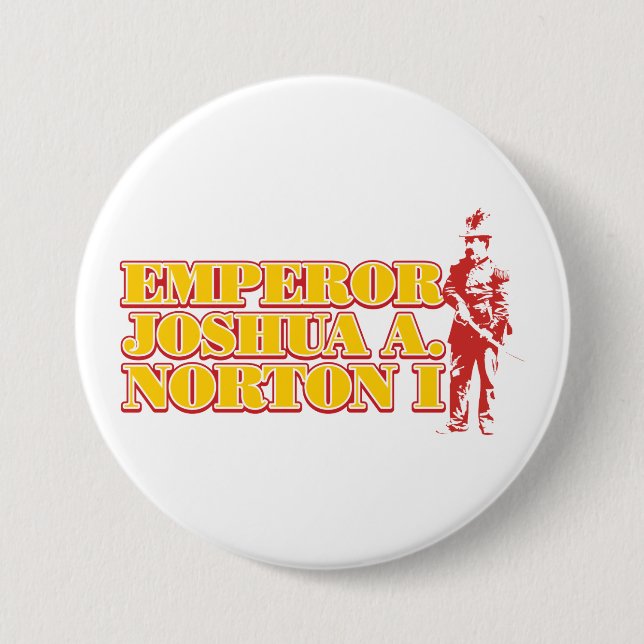 Emperor Joshua A.Norton I button (Front)