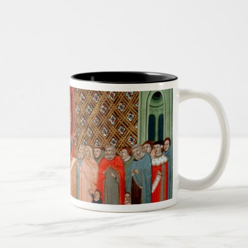 Emperor Justinian  and his court Two_Tone Coffee Mug