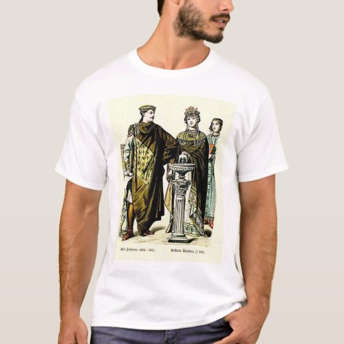 Emperor Justinian  Empress Theodora T_Shirt