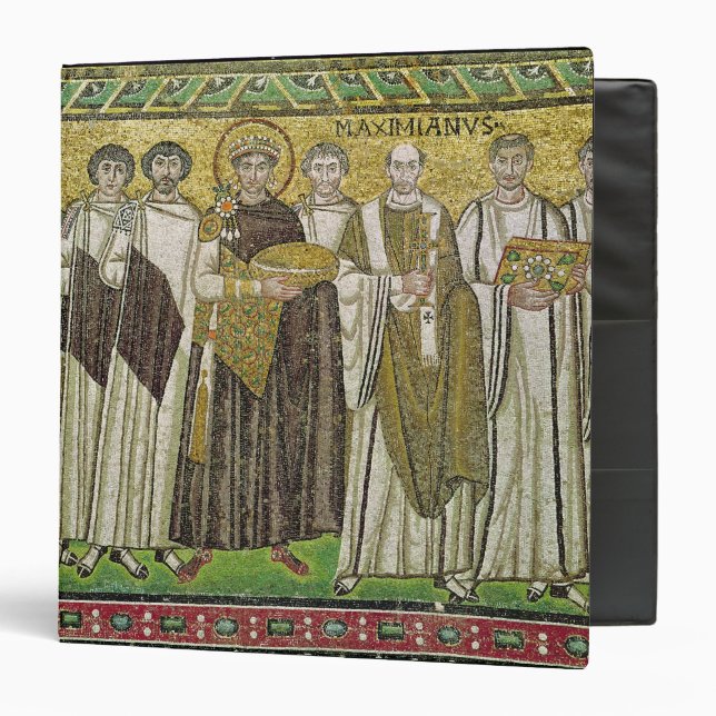 Emperor Justinian I 3 Ring Binder (Front/Inside)