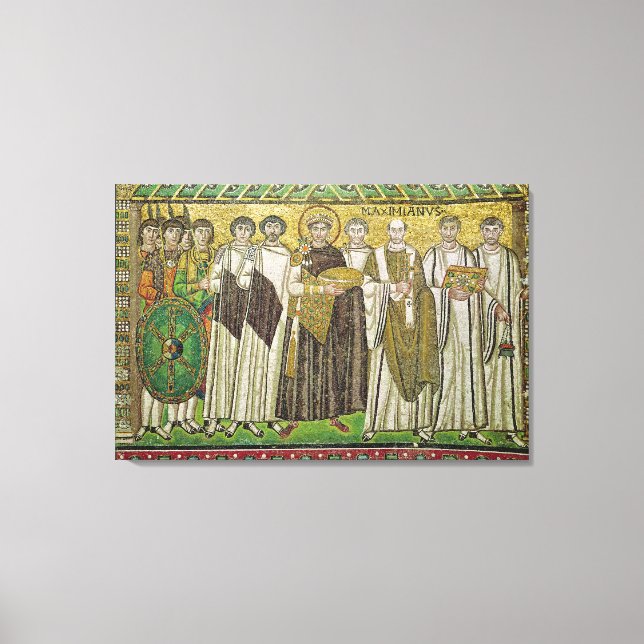 Emperor Justinian I Canvas Print (Front)