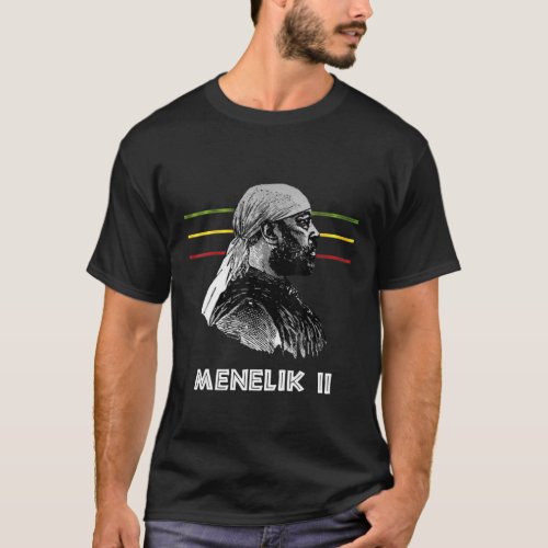 Emperor Menelik II of Ethiopia T_Shirt