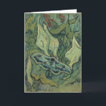 Emperor Moth | Vincent van Gogh Card<br><div class="desc">Emperor Moth (1889) by Vincent van Gogh is a delicate and intricate depiction of a moth against a textured background. The painting captures the beauty of this winged creature with meticulous attention to its patterns and colors, blending Van Gogh's characteristic brushstrokes with a naturalistic approach. This artwork reflects Van Gogh's...</div>