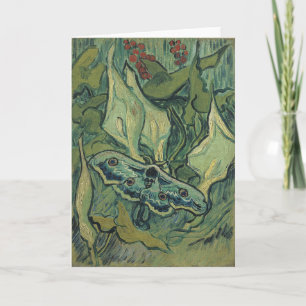 Emperor Moth Vincent van Gogh Card