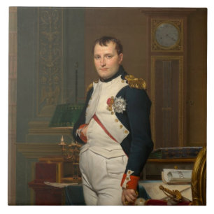 Emperor Napoleon Bonaparte at the Tuileries Ceramic Tile