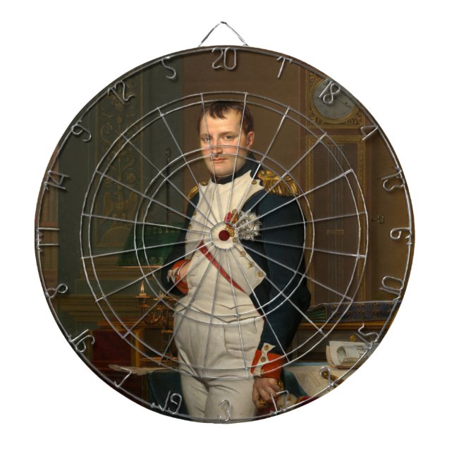 Emperor Napoleon Bonaparte at the Tuileries Dart Board (Front)
