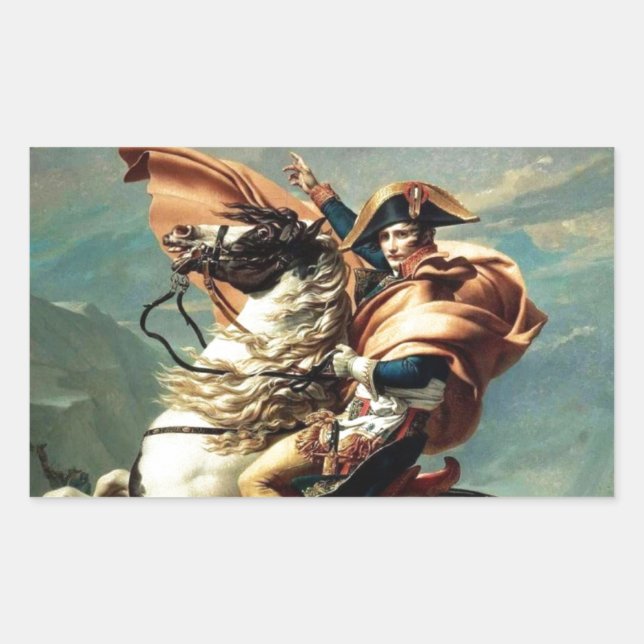 Emperor Napoleon Boneparte of France Rectangular Sticker (Front)
