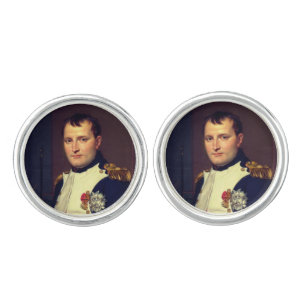 Emperor Napoleon in His Study at the Tuileries Cufflinks