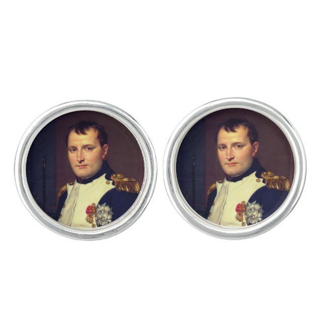 Emperor Napoleon in His Study at the Tuileries Cufflinks (Front)