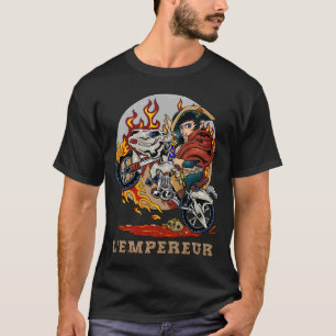 Emperor of Wheels: Napoleon Bonaparte's Bicycle T-Shirt