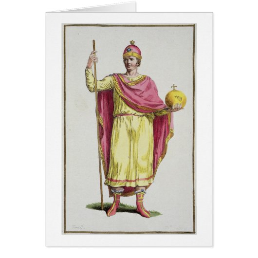 Emperor Otto III (980-1002), engraved by Pierre Du Cards (Front)