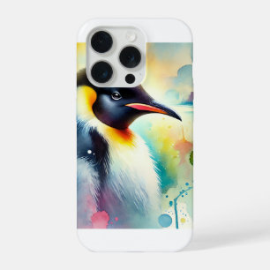 Emperor penguin 010824AREF127 - Watercolor iPhone 15 Pro Case