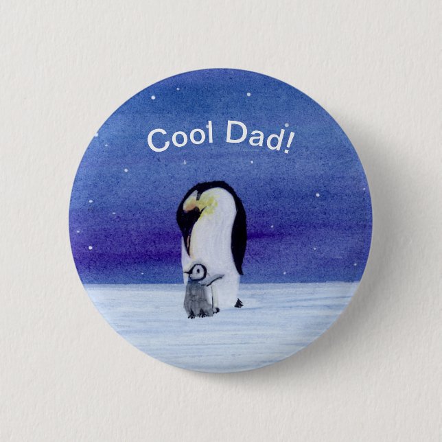 Emperor Penguin Button (Front)