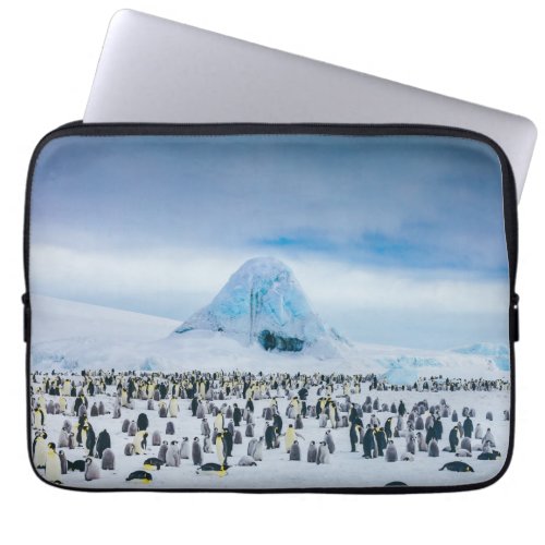 Emperor Penguin Colony Laptop Sleeve