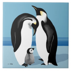 emperor penguin family