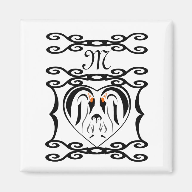 Emperor Penguin Forever Love Birds Magnet (Front)