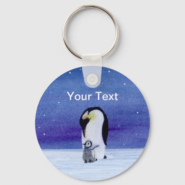 Emperor Penguin Keychain (Front)