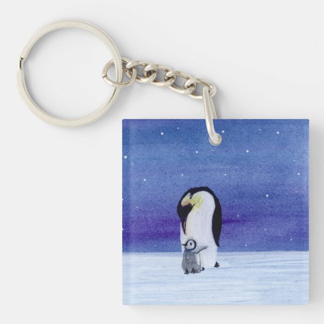 Emperor Penguin Keychain (Front)