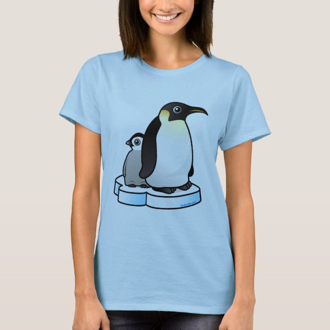 Emperor Penguin with Chick T-Shirt (Front)