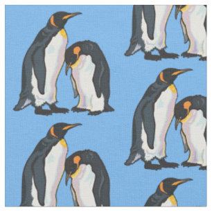 Emperor penguins fabric
