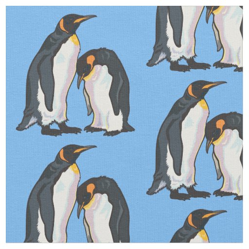 Emperor penguins fabric