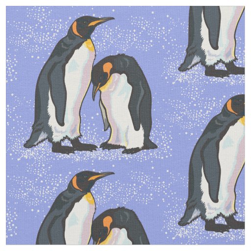 Emperor penguins fabric