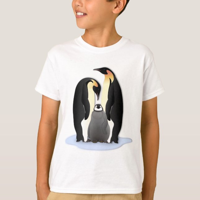 Emperor Penguins Nesting T-Shirt (Front)