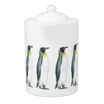 Emperor penguins Teapot