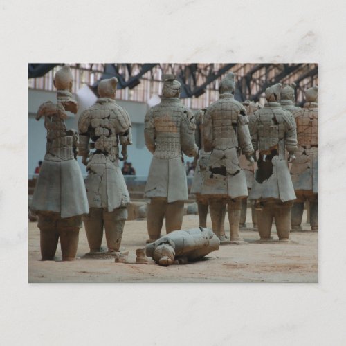 Emperor Qins terracotta army Xian China Postcard