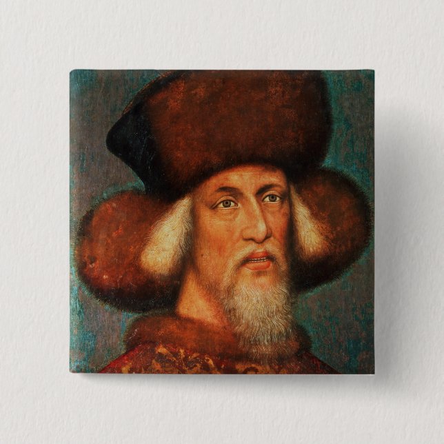 Emperor Sigismund , 1433 Pinback Button (Front)