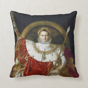 Emperor throw pillow